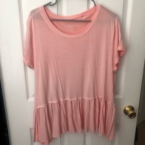 Mossimo pale pink, thin, soft, stretchy, shirt 2XL